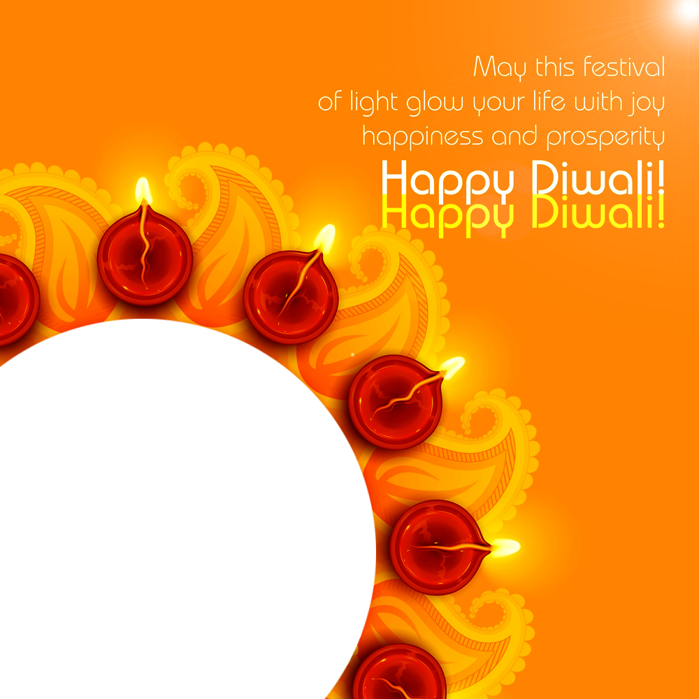 Cute Happy Diwali Wishes Images Design Frame | 4 download cute happy diwali wishes images design frame png