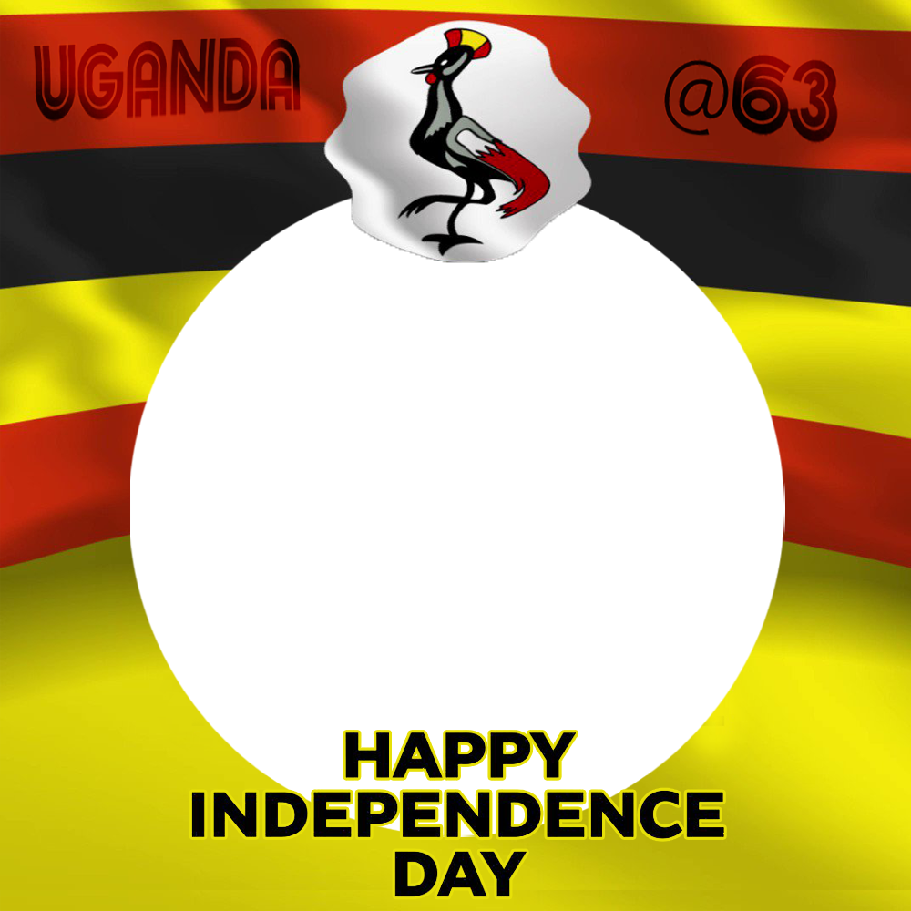 Happy Uganda Independence Day Wishes Quotes Images Frame | 4 happy uganda independence day wishes quotes images frame png