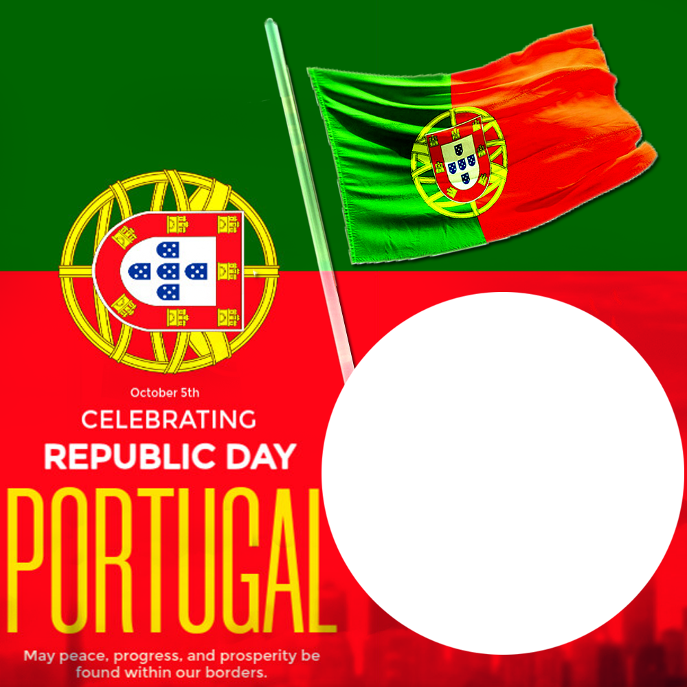 Portugal Republic Day October 5 Picture Frame | 4 portugal republic day october 5 png