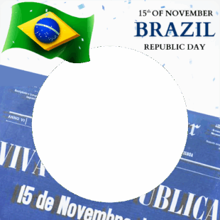 Brazilian Republic Proclamation Day Twibbon | 1 brazilian republic day proclamation day png