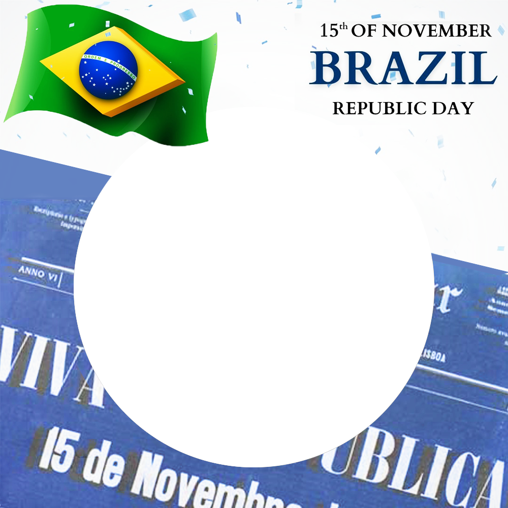 Brazilian Republic Proclamation Day Twibbon | 1 brazilian republic day proclamation day png