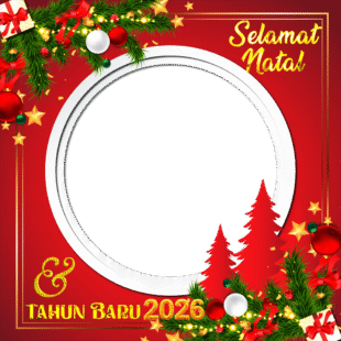 Foto Ucapan Selamat Natal dan Tahun Baru 2026 | 1 foto ucapan selamat natal dan tahun baru 2026 png