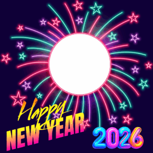 New Year 2026 Fireworks Festival Images Frame | 1 new year 2026 fireworks festival images frame png