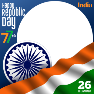 26 January India Republic Day Parade Picture Frame | frame3 png