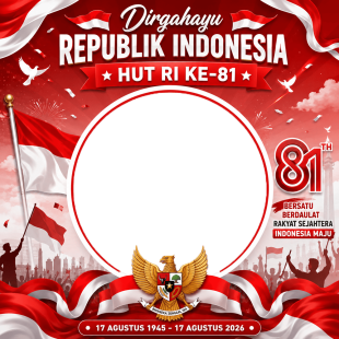 Twibbon HUT RI 81 Gratis | twibbon hut ri 81 gratis png