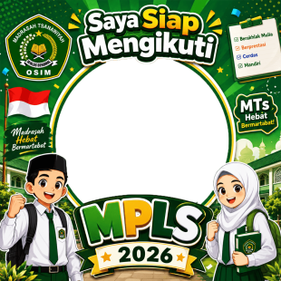 Twibbon MPLS MTS 2026 Terbaru - MPLS Madrasah Tsanawiyah | twibbon mpls mts 2026 terbaru png