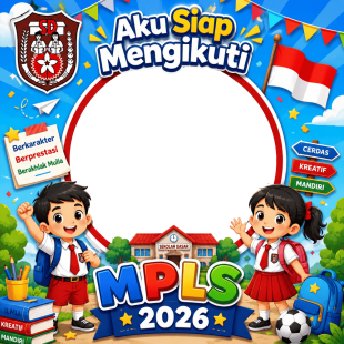 Twibbon MPLS SD 2026 Terbaru - MPLS Sekolah Dasar | twibbon mpls sd 2026 terbaru png