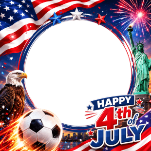 Happy 4th of July - 2026 World Cup Celebrations | 2 happy 4th of july 2026 gif png
