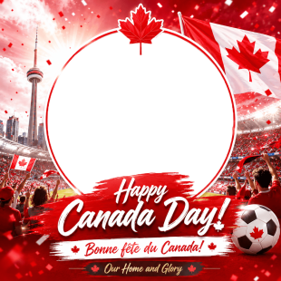 Canada Day and World Cup 2026 - Our Home and Glory | 4 canada day in world cup 2026 png