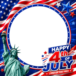 USA Independence Day 4th of July Twibbon Frame | 6 independence day 4th july png