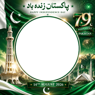 Happy Independence Day 14 August DP Pic | happy independence day 14 august dp pic frame png