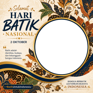 Link Twibbon Hari Batik Nasional 2026 Terbaru | link twibbon hari batik nasional 2026 terbaru png