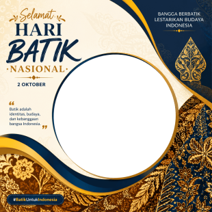 Twibbon Gratis Hari Batik Nasional 2026 | twibbon gratis hari batik nasional 2026 png