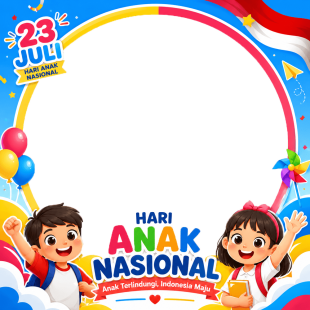 Twibbonize Hari Anak Nasional 2026 | twibbon hari anak nasional 2026 png