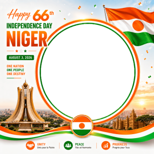 66th Niger Republic Independence Day 2026 | 66 niger republic independence day png