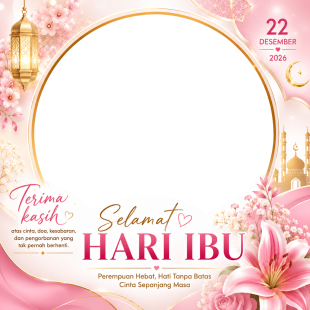 Buat Twibbon Ucapan Hari Ibu 22 Desember | buat twibbon ucapan hari ibu png