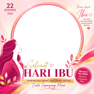 Link Twibbon Hari Ibu 2026 Gratis Tanpa Watermark | link twibbon hari ibu 2026 png