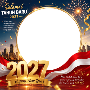 Link Twibbon Tahun Baru 2027 PNG - Gratis Download | link twibbon tahun baru 2027 PNG png