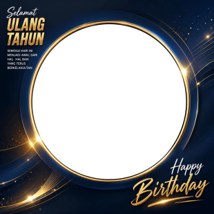 Link Twibbon Ulang Tahun Keren - Gratis | link twibbon ulang tahun keren png