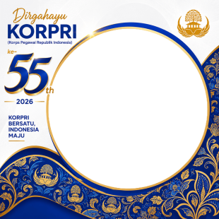 Twibbon Dirgahayu KORPRI 2026 | twibbon dirgahayu korpri 2026 png