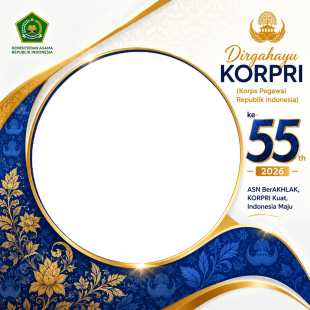 Twibbon Hari KORPRI 2026 - KEMENAG | twibbon hari korpri 2026 kemenag png