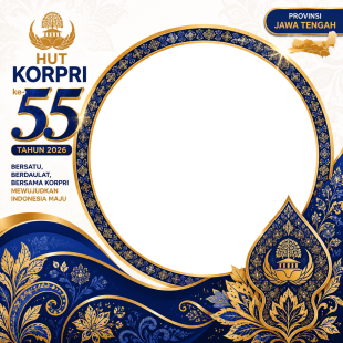 Twibbon Hari KORPRI 2026 - Provinsi Jawa Tengah | twibbon hari korpri 2026 provinsi jawa tengah png