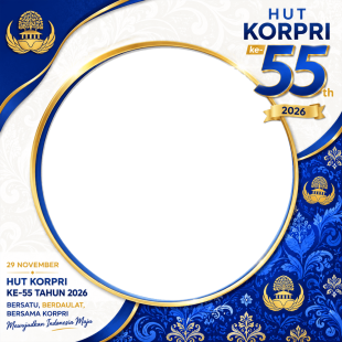 Twibbon Hari KORPRI 2026 Terbaru Gratis | twibbon hari korpri 2026 terbaru gratis png