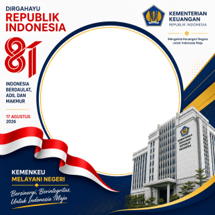 Twibbon HUT RI 81 - Kemenkeu (Kementrian Keuangan) | twibbon hut ri 81 kemenkeu png
