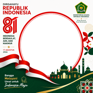Twibbon HUT RI 81 - Kementerian Agama RI | twibbon hut ri 81 kementerian agama png