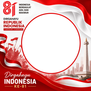 Twibbon HUT RI ke-81 - ASN (Aparatur Sipil Negara) | twibbon hut ri ke 81 asn png