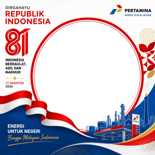 Twibbon HUT RI ke-81 - PERTAMINA | twibbon hut ri ke 81 pertamina png