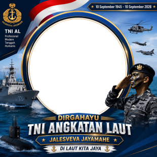 Twibbon HUT TNI AL 2026 - Jalesveva Jayamahe | twibbon hut tni al 2026 png