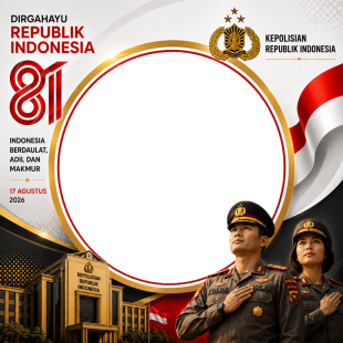 Twibbon POLRI HUT RI Ke-81 Terbaru 2026 - Tanpa Watermark | twibbon polri hut ri ke 81 png