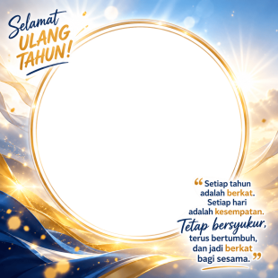 Twibbon Ulang Tahun Dewasa Gratis - Tanpa Watermark | twibbon ulang tahun dewasa gratis png