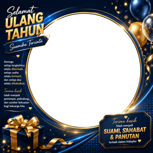 Twibbon Ulang Tahun Untuk Suami | twibbon ulang tahun untuk suami png