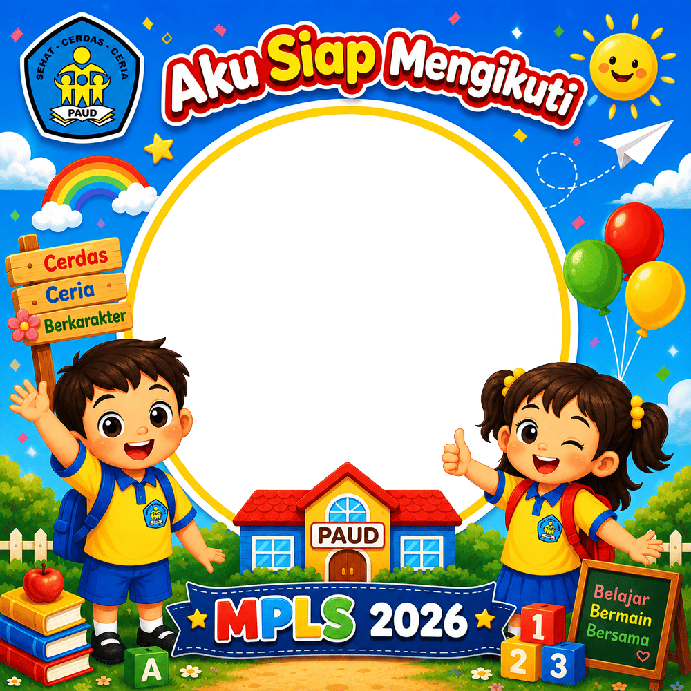 Twibbon MPLS PAUD 2026 Terbaru | twibbon mpls paud 2026 terbaru png